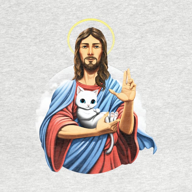 Jesus Cat by Tobe_Fonseca